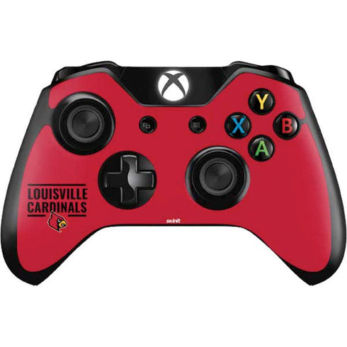 University of Louisville Cardinals Striped Xbox One Skins